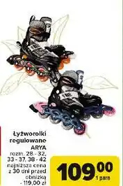 Carrefour Łyżworolki arya 38-42 Spokey oferta