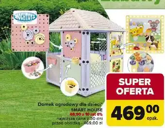 Carrefour Domek ogrodowy smart house oferta
