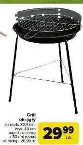 Carrefour Grill okrągły 32.5 cm oferta