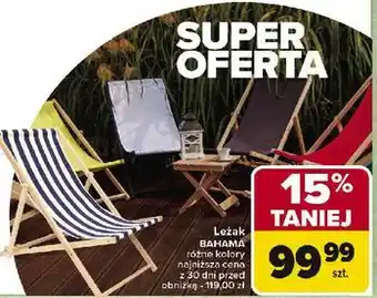 Carrefour Leżak bahama oferta