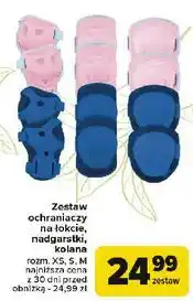 Carrefour Zestaw ochraniaczy na kolana, łokcie, nadgarstki m oferta