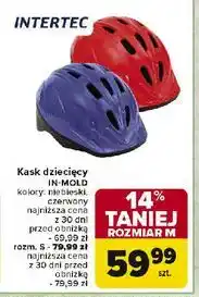 Carrefour Kask in-mold czerwony s Intertec oferta