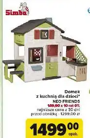Carrefour Domek z kuchnią neo friends Simba oferta