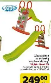 Carrefour Zjeżdżalnia ze ścianką wspinaczkową Mochtoys oferta