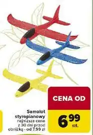 Carrefour Samolot styropianowy oferta