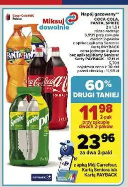 Carrefour Napój pomarańczowy Fanta oferta