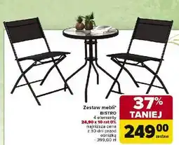 Carrefour Zestaw mebli bistro oferta