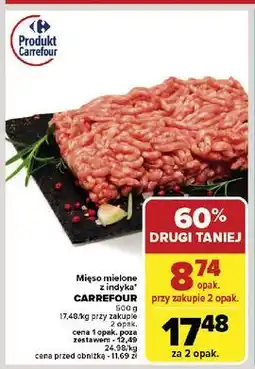 Carrefour Mięso mielone z indyka Carrefour oferta