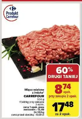 Carrefour Mięso mielone z indyka Carrefour oferta