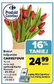 Carrefour Bukiet tulipanow Carrefour oferta