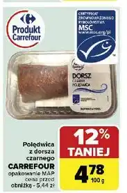 Carrefour Polędwica z dorsza czarnego Carrefour Targ Świeżości oferta