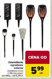 Carrefour Oświetlenie solarne oferta