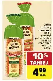 Carrefour Chleb tostowy pełnoziarnisty Dan Cake oferta