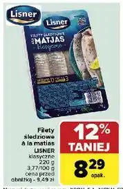Carrefour Filety śledziowe a la matjas klasyczne Lisner oferta