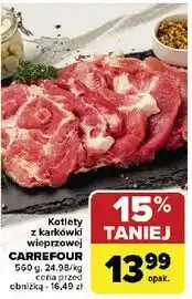 Carrefour Kotlety karkowe Carrefour Targ Świeżości oferta