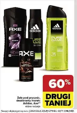 Carrefour Żel pod prysznic Adidas Men Pure Game oferta