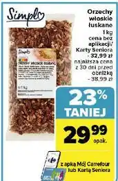 Carrefour Orzechy włoskie łuskane Simpl oferta