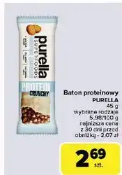 Carrefour Baton chrupiące ciasteczko Purella Superfoods oferta
