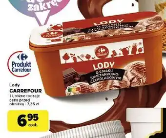 Carrefour Lody śmietankowo-czekoladowe Carrefour oferta