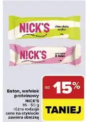 Carrefour Baton peanuts n' fudge N!Ck's oferta