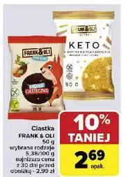 Carrefour Miękkie ciasteczko z kakao i orzechami laskowymi Frank&Oli oferta