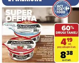 Carrefour Twaróg wysokobiałkowy naturalny President oferta