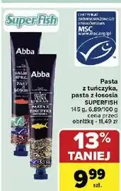 Carrefour Pasta z łososia Abba oferta