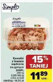 Carrefour Łosoś kawałek wędzony na gorąco Simpl oferta