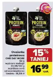 Carrefour Owsianka proteinowa jabłko i wanilia One Day More oferta