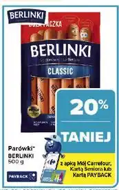 Carrefour Parówki classic Morliny Berlinki oferta