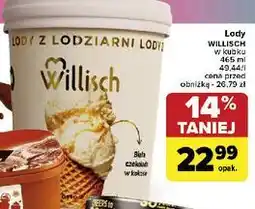 Carrefour Lody biała czekolada w kokosie Willisch oferta