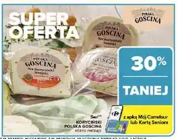 Carrefour Ser koryciński z pomidorem bazylią i czosnkiem Polska Gościna oferta