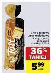 Carrefour Chleb tostowy wysokobiałkowy Oskroba oferta