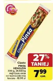 Carrefour Ciasto pinsa Henglein oferta
