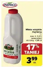 Carrefour Mleko wiejskie 3.2% Piątnica oferta