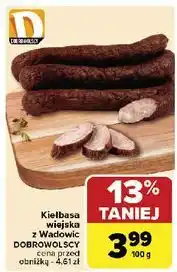 Carrefour Kiełbasa wiejska z wadowic Dobrowolscy oferta