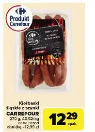 Carrefour Kiełbaski śląskie z szynki Carrefour oferta