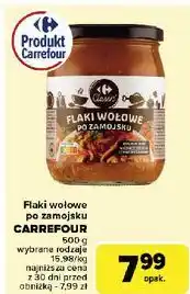 Carrefour Flaki wołowe po zamojsku Carrefour Classic oferta