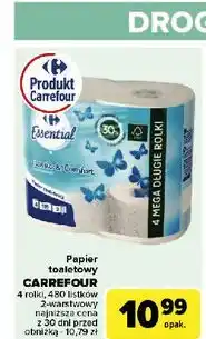 Carrefour Papier toaletowy classic & comfort Carrefour Essential oferta
