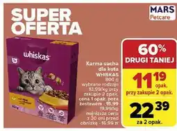 Carrefour Karma dla kota z kurczakiem Whiskas oferta