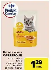 Carrefour Karma dla kota z kurczakiem Carrefour Companino oferta
