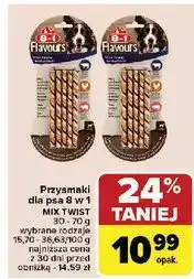 Carrefour Przysmak dla psa twisters 8In1 oferta