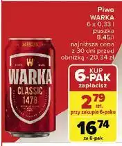 Carrefour Piwo Warka oferta