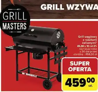 Carrefour Grill węglowy z rusztami żeliwnymi oferta