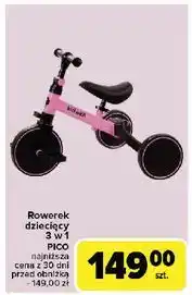 Carrefour Rowerek 3w1 pico pink Kidwell oferta