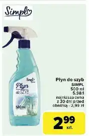 Carrefour Płyn do szyb Simpl oferta