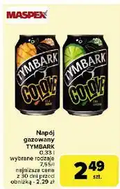 Carrefour Napój cola + limonka Tymbark Colove oferta