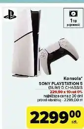 Carrefour Konsola ps5 slim + pad Sony Playstation 5 oferta