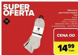 Carrefour Skarpety męskie sportowe Tex oferta