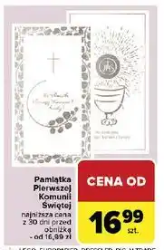 Carrefour Pamiątka pierwszej komunii świetej oferta